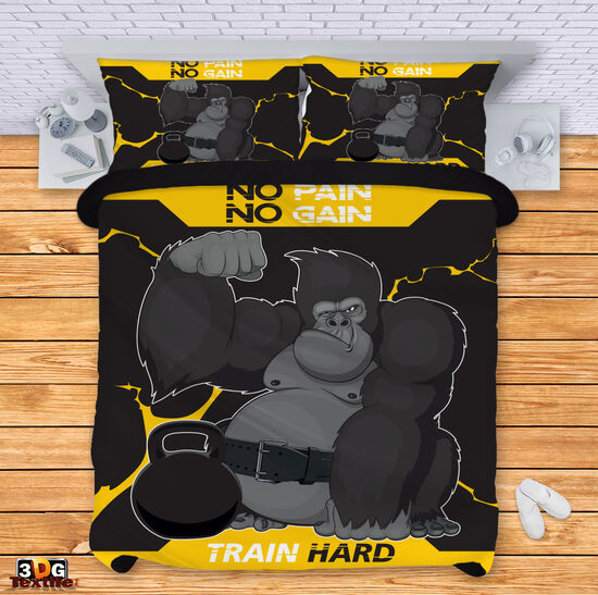 Ágynemű szett No pain no gain 2