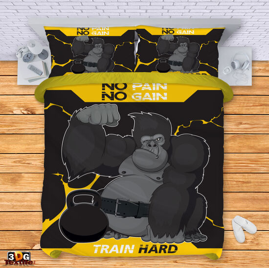 Ágynemű szett No pain no gain 2