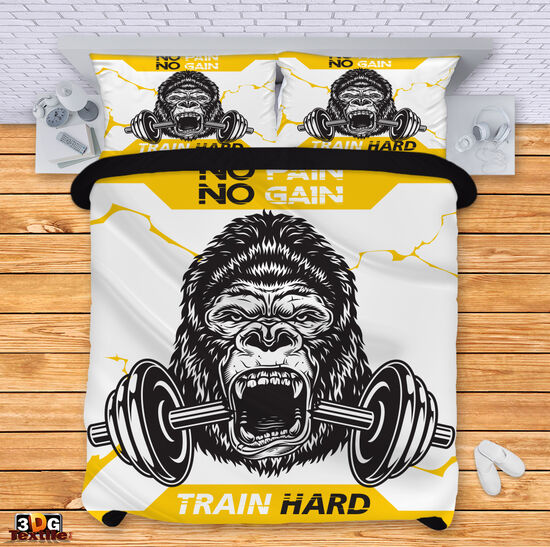 Ágynemű szett No pain no gain Gorilla