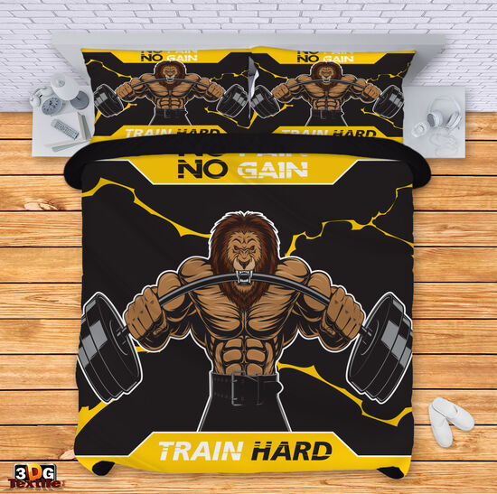 Ágynemű szett No pain no gain Lion