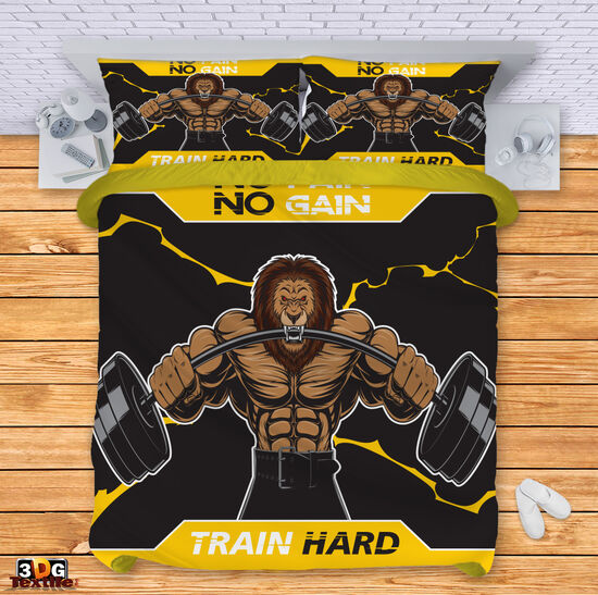 Ágynemű szett No pain no gain Lion
