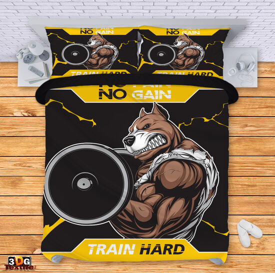 Ágynemű szett No pain no gain Pitbull