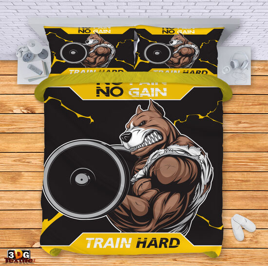 Ágynemű szett No pain no gain Pitbull