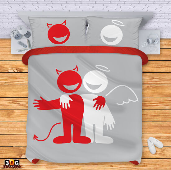 Ágynemű szett Angel and devil