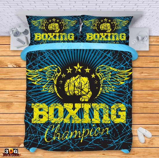 Ágynemű szett Boxing blue