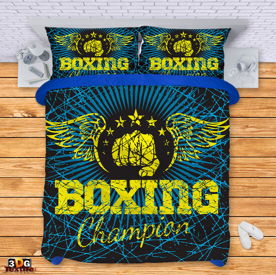 Ágynemű szett Boxing blue