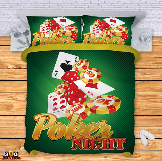 Ágynemű szett Poker night