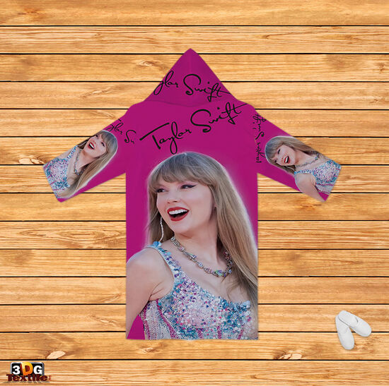 Fürdőköpeny Print Taylor Swift 2