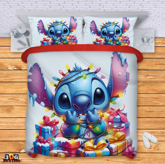 Ágynemű szett Stitch Christmas 2