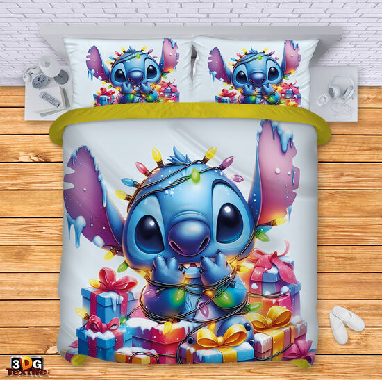 Ágynemű szett Stitch Christmas 2
