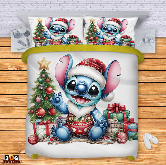 Ágynemű szett Stitch Christmas 3