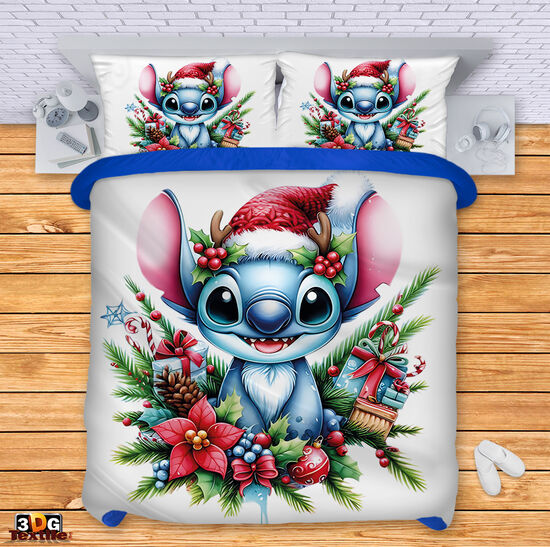 Ágynemű szett Stitch Christmas 4