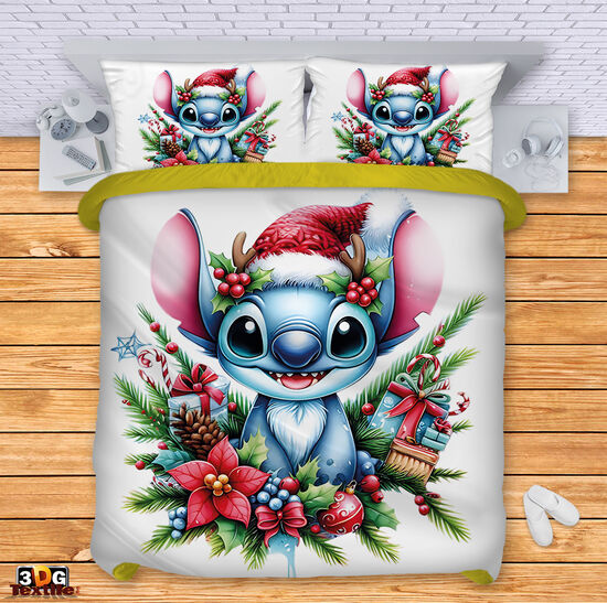 Ágynemű szett Stitch Christmas 4