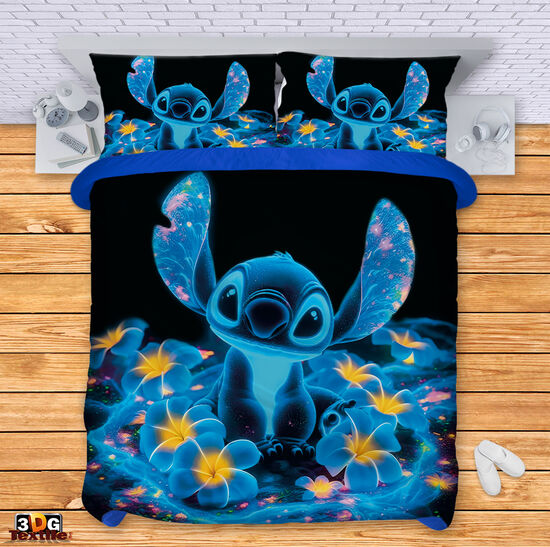 Ágynemű szett Stitch Neon