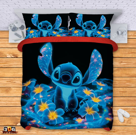 Ágynemű szett Stitch Neon