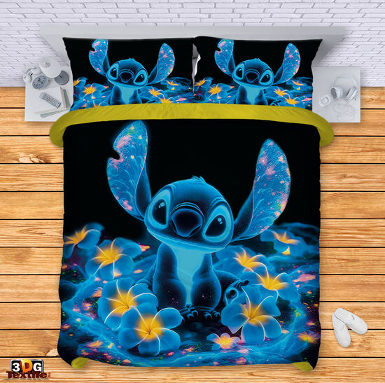 Ágynemű szett Stitch Neon
