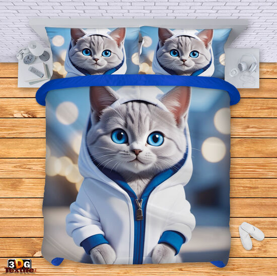 Ágynemű szett Cute cat AI