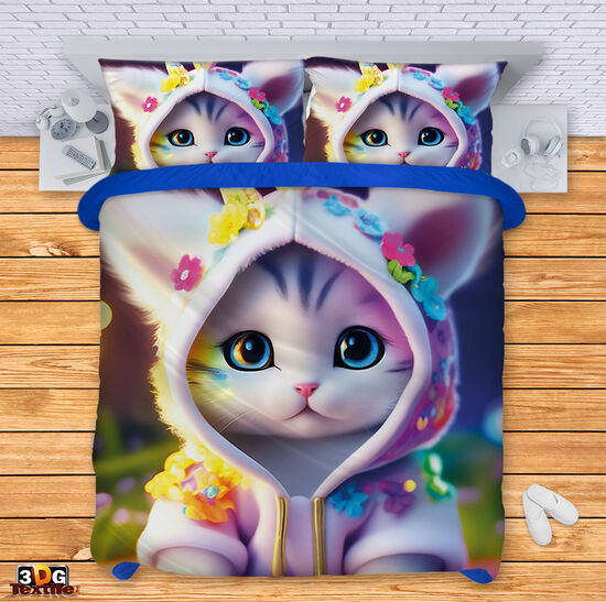 Ágynemű szett Cute cat AI 2