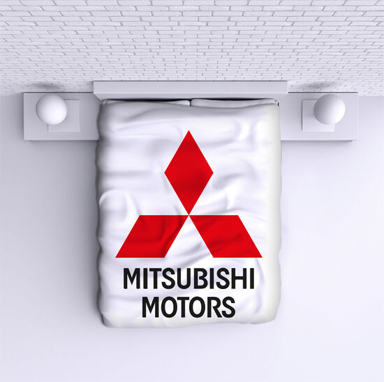 Ágytakaró Mitsubishi white