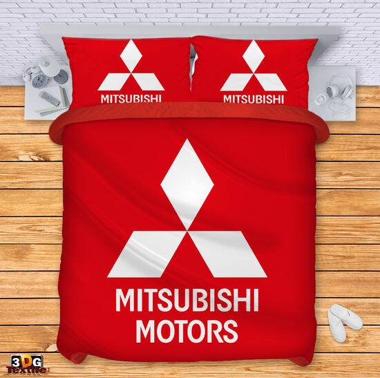 Ágynemű szett Mitsubishi red
