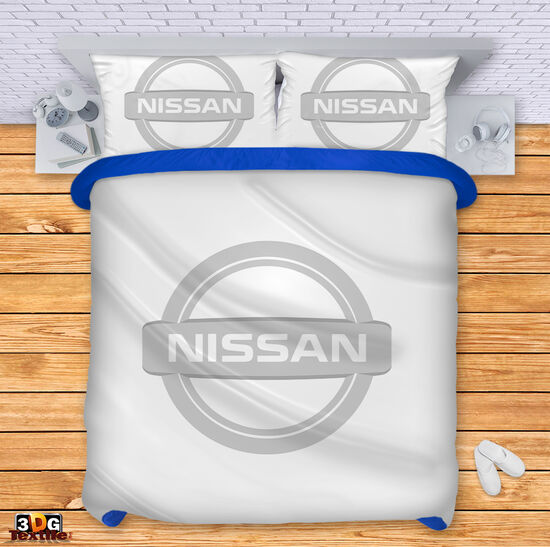 Ágynemű szett Nissan white