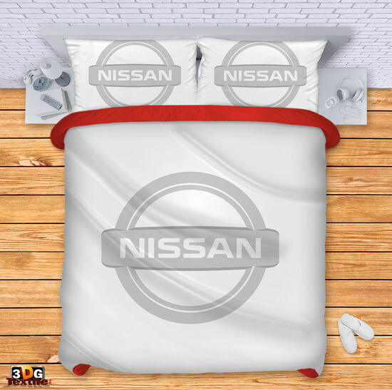 Ágynemű szett Nissan white
