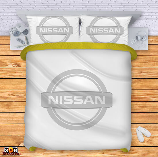 Ágynemű szett Nissan white