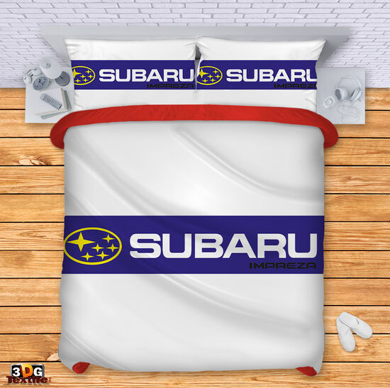 Ágynemű szett Subaru Impreza white