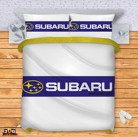Ágynemű szett Subaru Impreza white