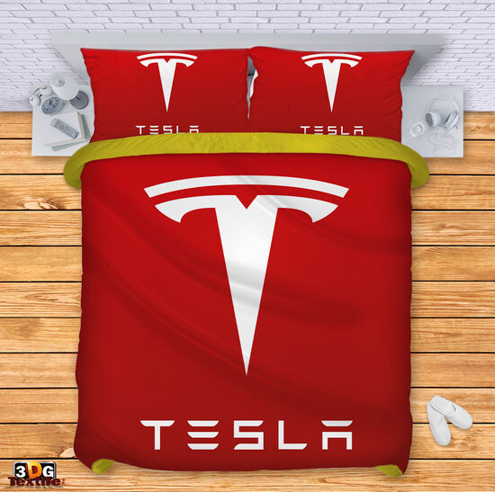 Ágynemű szett Tesla red