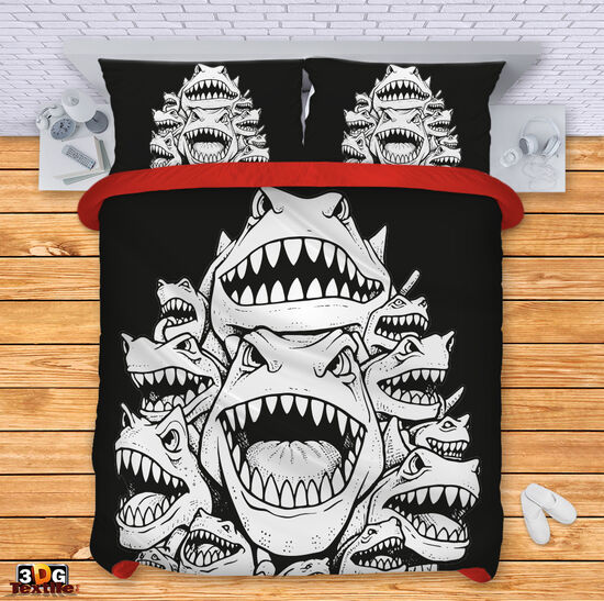 Ágynemű szett Shark attack