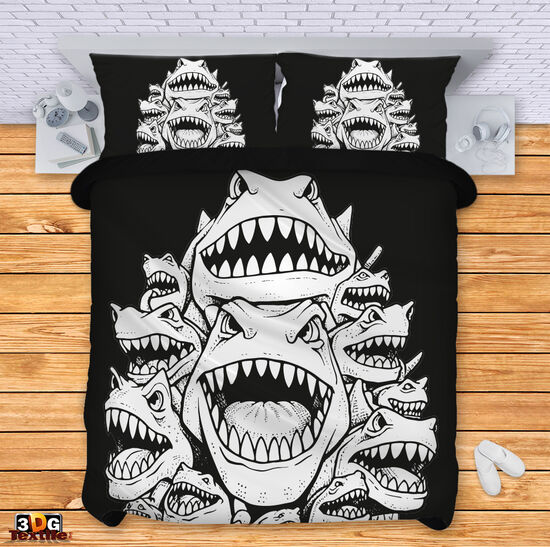 Ágynemű szett Shark attack