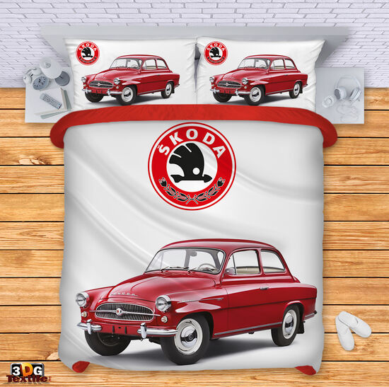 Ágynemű szett Skoda Red