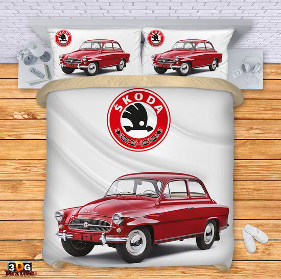 Ágynemű szett Skoda Red