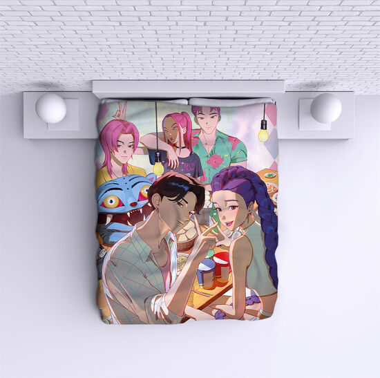 Ágytakaró Huntrix K Pop 4