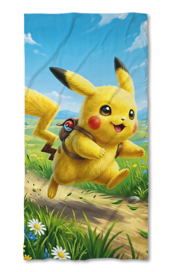Strandtörölköző Pikachu
