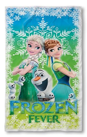 Strandtörölköző Frozen Fever pink