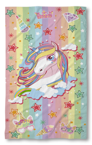 Strandtörölköző Unicorn
