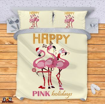 Ágynemű szett Pink Flamingo