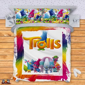 Lenjerii de pat Trolls