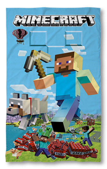 Strandtörölköző Minecraft Vertical