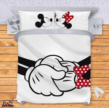 Ágynemű szett Mickey and Minnie kiss