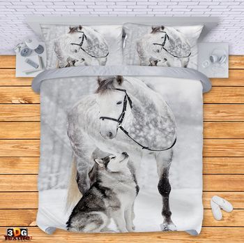Ágynemű szett Horse and Wolf