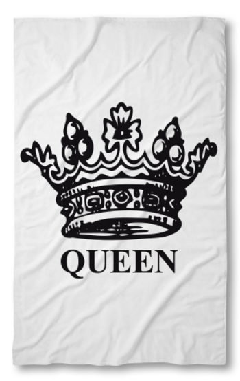 Strandtörölköző Queen