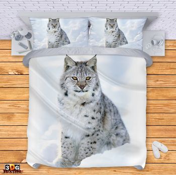 Ágynemű szett Lynx in snow