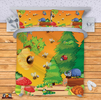 Ágynemű szett Cartoon Forest