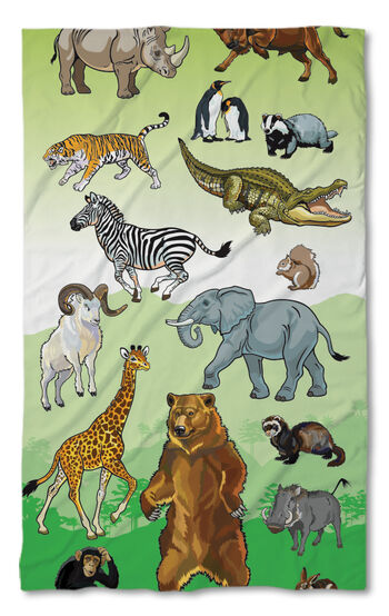 Strandtörölköző Animals