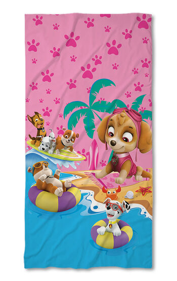Strandtörölköző PAW Patrol pink