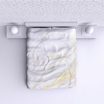Ágytakaró White Marble 2