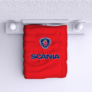 Ágytakaró Scania Red